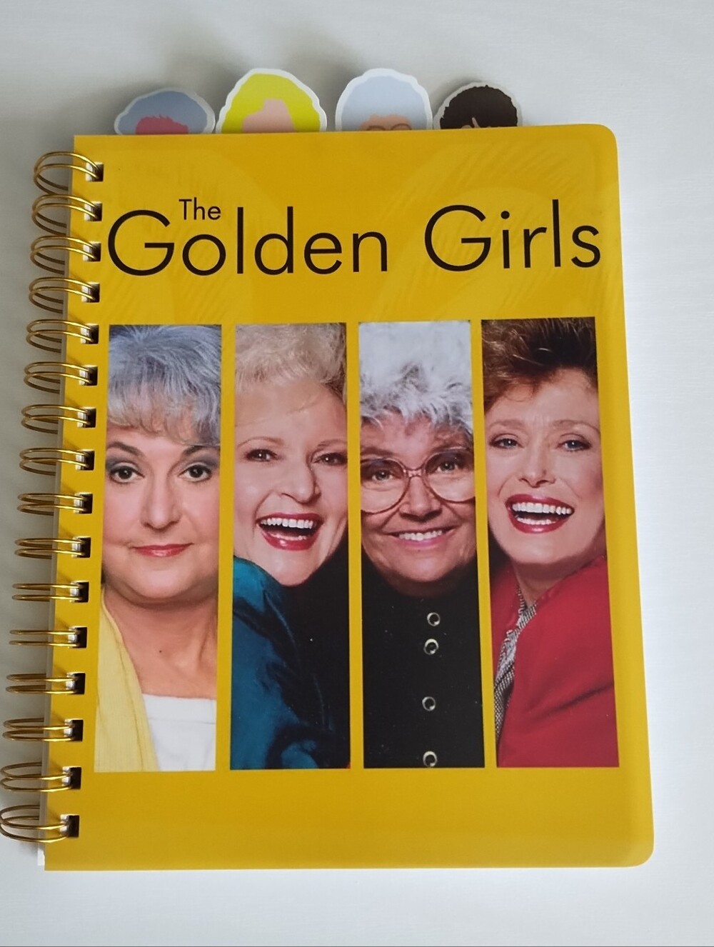 The Golden Girls Spiral Journal Notebook with Bookmarks - 96 Pages